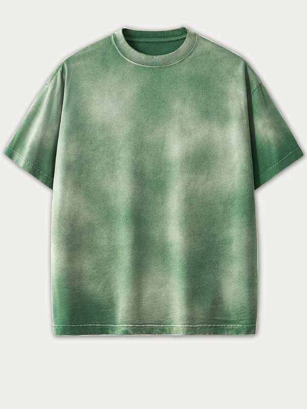 Camiseta retro lavada para hombre