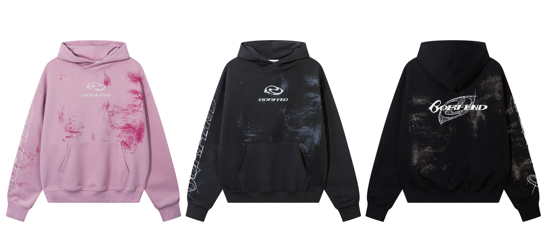 Sudadera con capucha para niña con estampado de letras