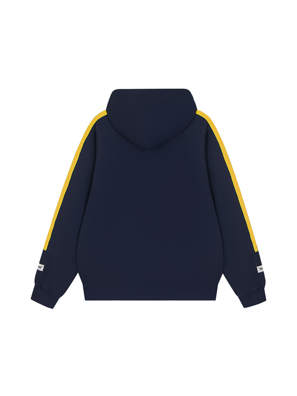 Sudadera con capucha y cincha de color en contraste para niña
