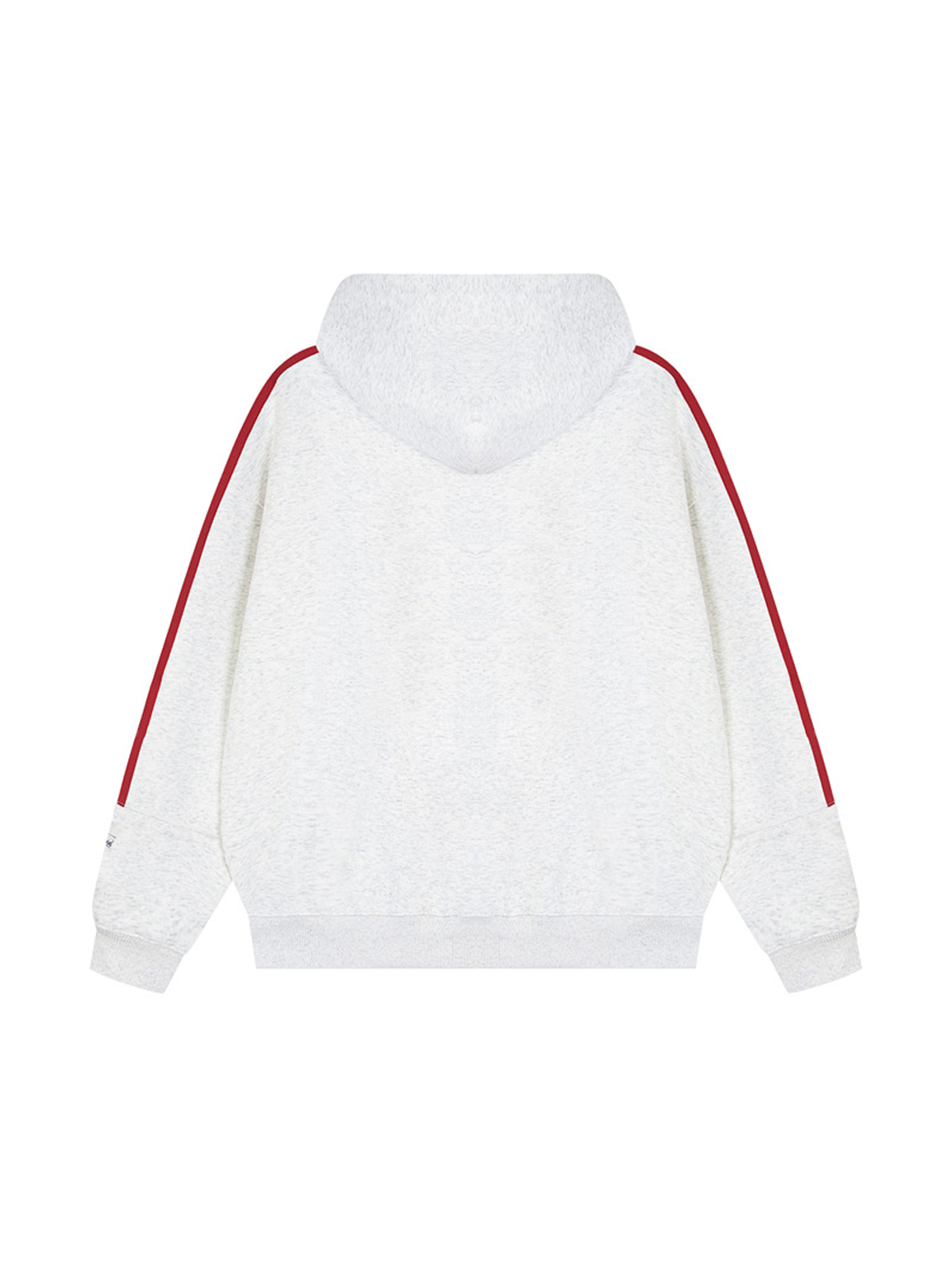 Sudadera con capucha y cincha de color en contraste para niña