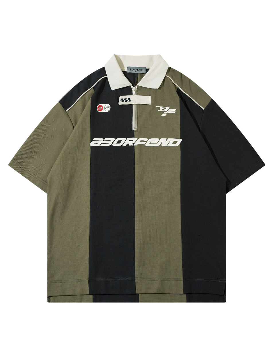 Camisetas de cuello polo retro Y2K