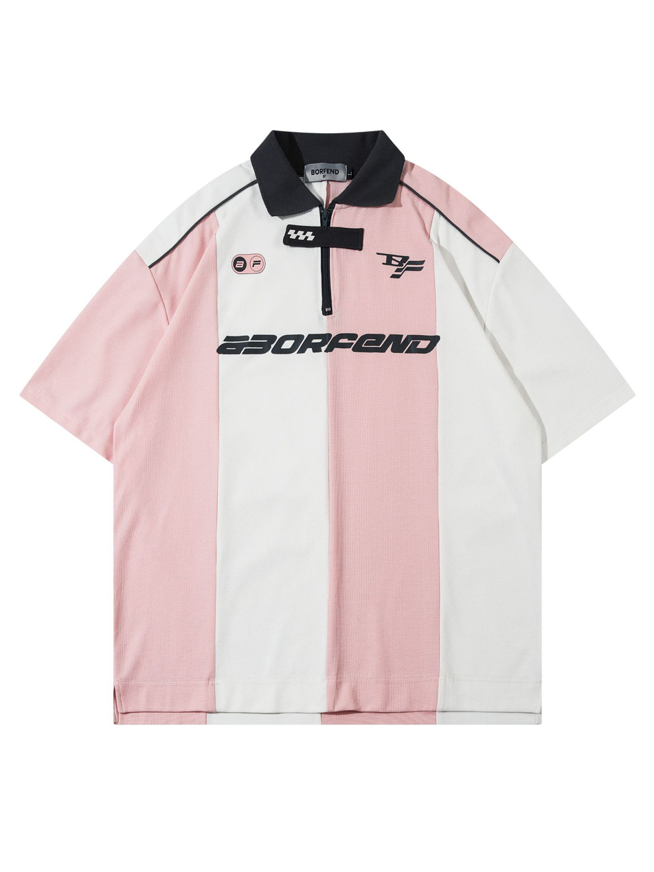 Camisetas de cuello polo retro Y2K