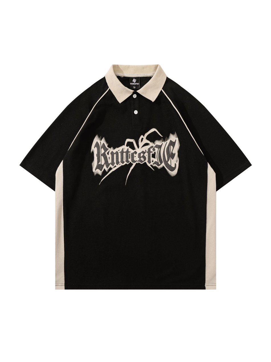 Camisas de cuello polo con medio botón