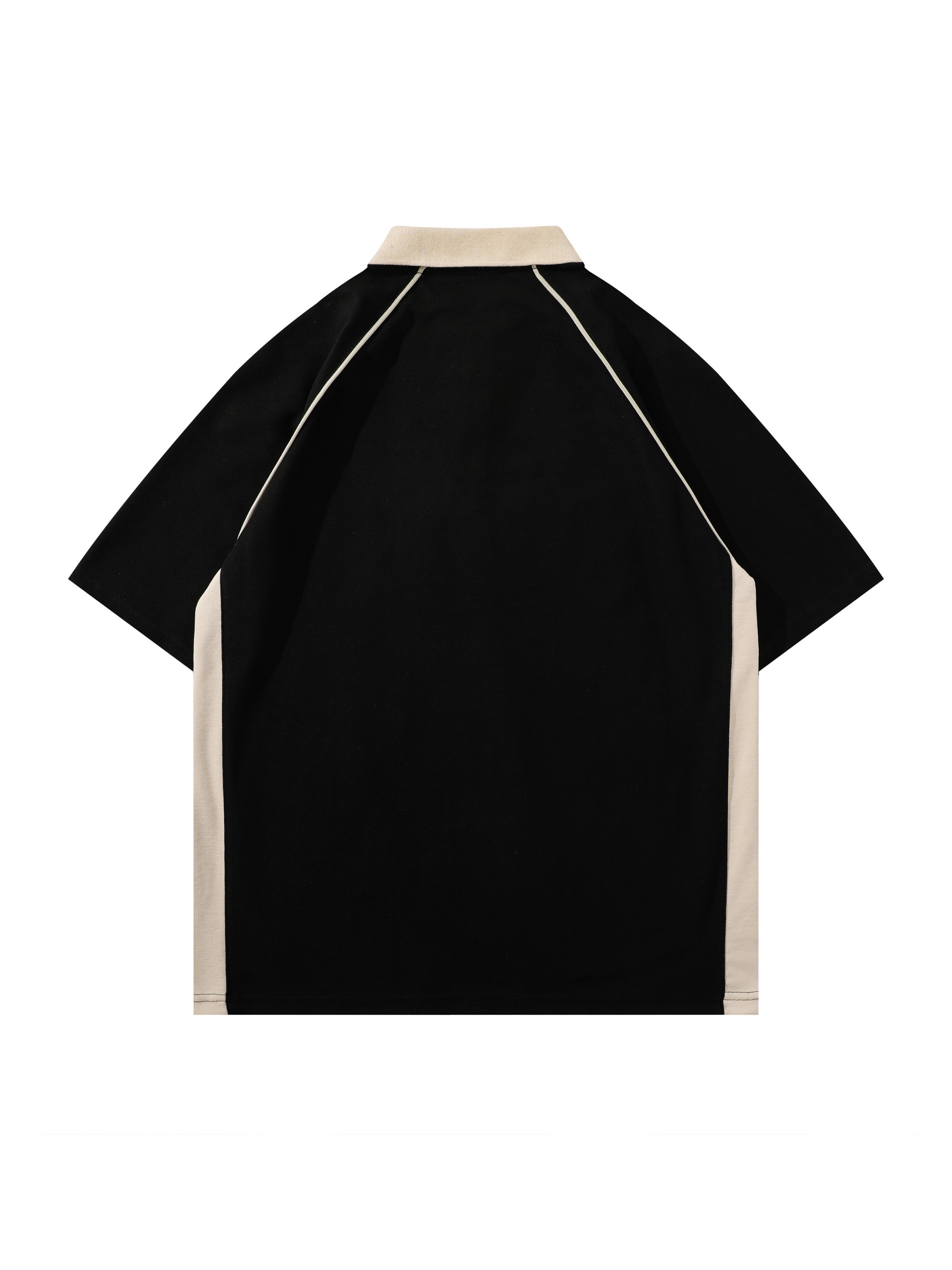 Camisas de cuello polo con medio botón