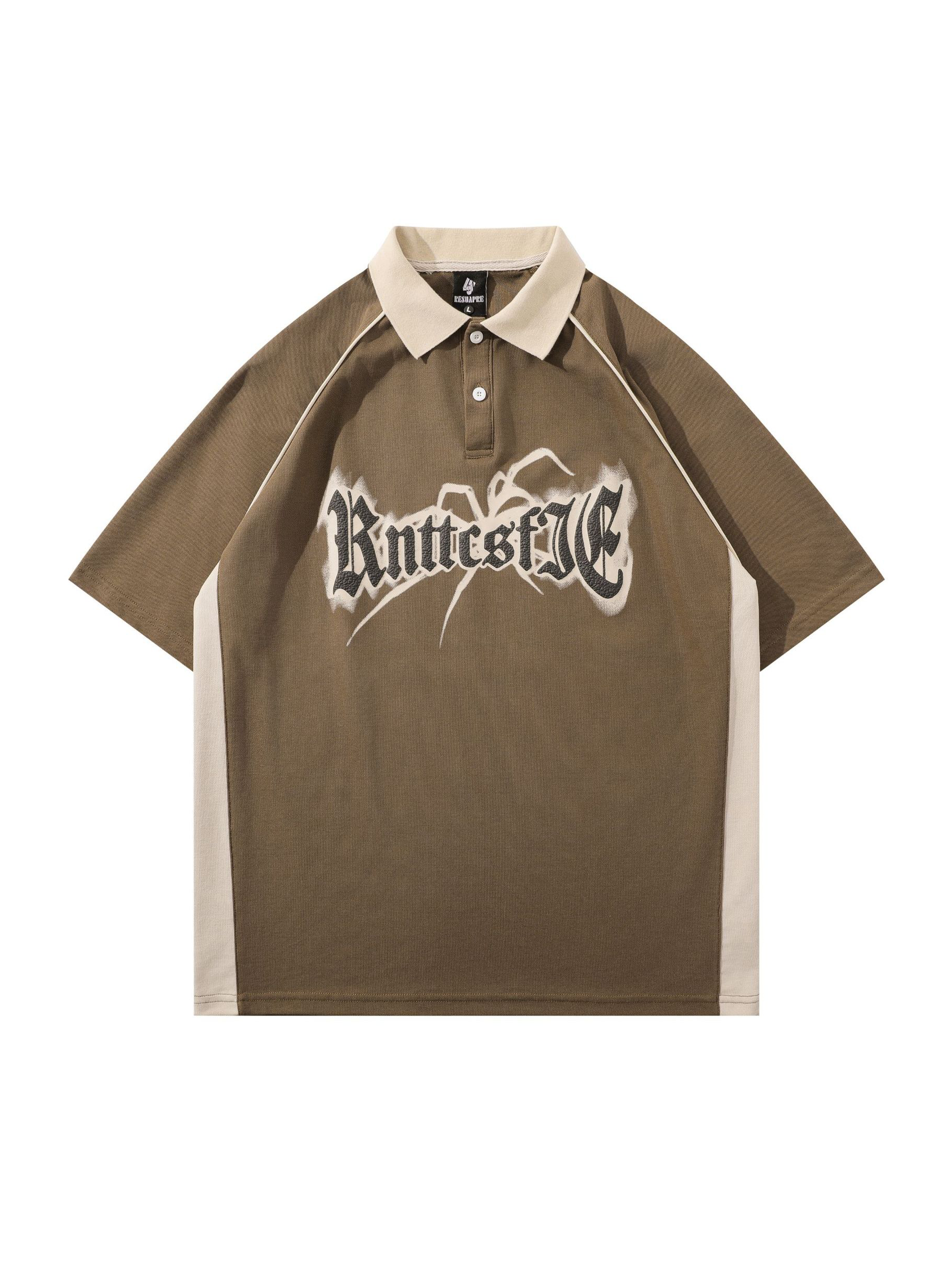 Camisas de cuello polo con medio botón