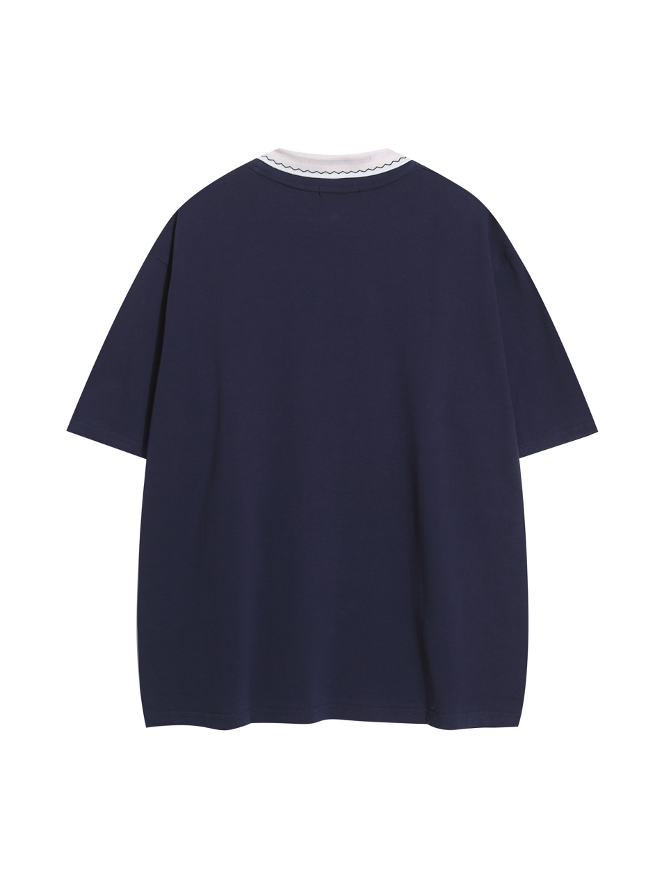 Camisetas retro de cuello polo