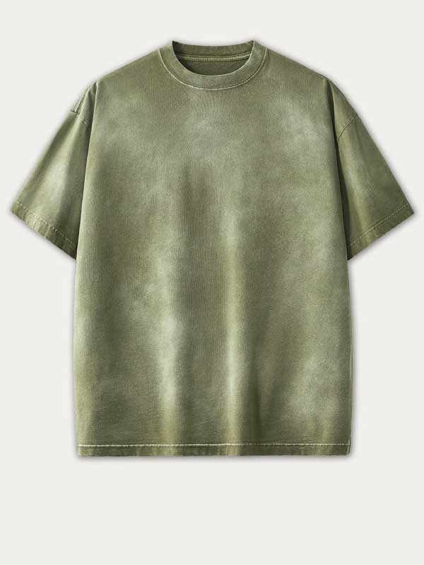 Camiseta retro lavada para hombre