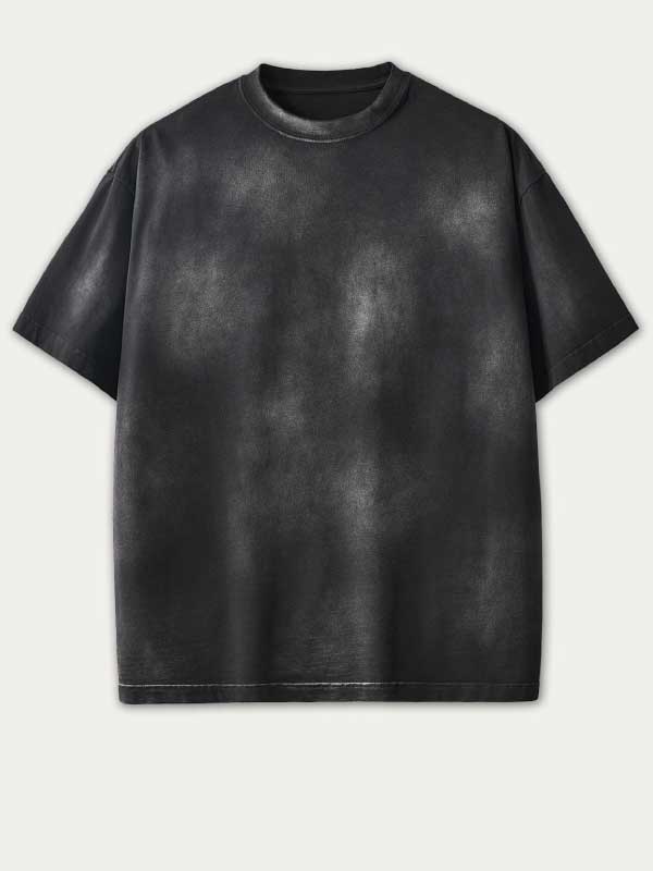 Camiseta retro lavada para hombre