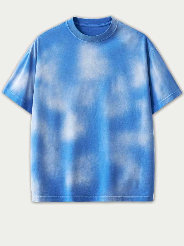 Camiseta retro lavada para hombre