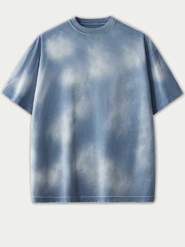 Camiseta retro lavada para hombre