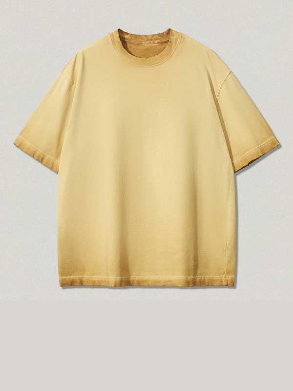 Camiseta retro lavada para hombre