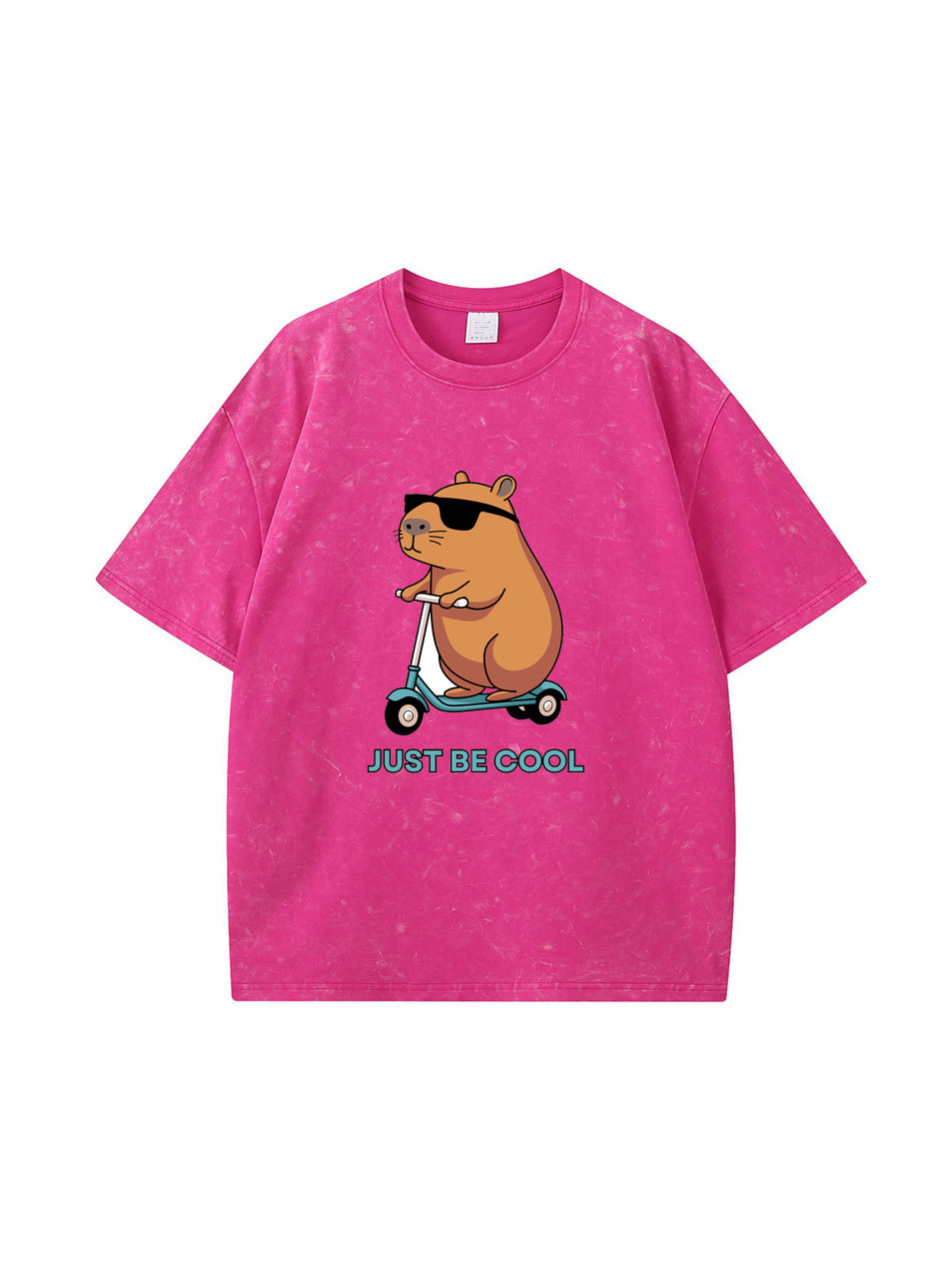 Camiseta de algodón con estampado de capibara Just Be Cool