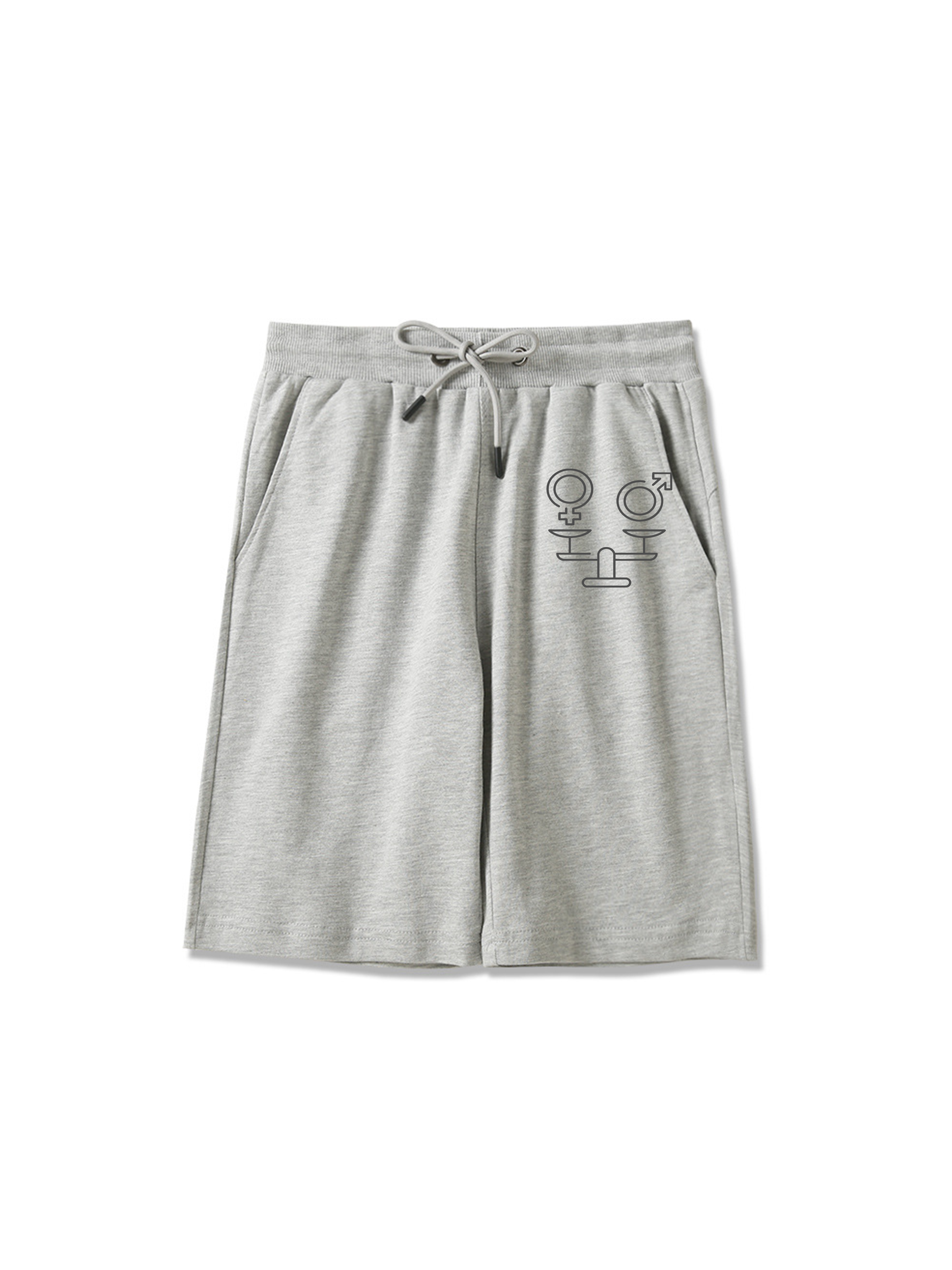 Pantalones cortos estampados de igualdad de género de 260 g para mujer