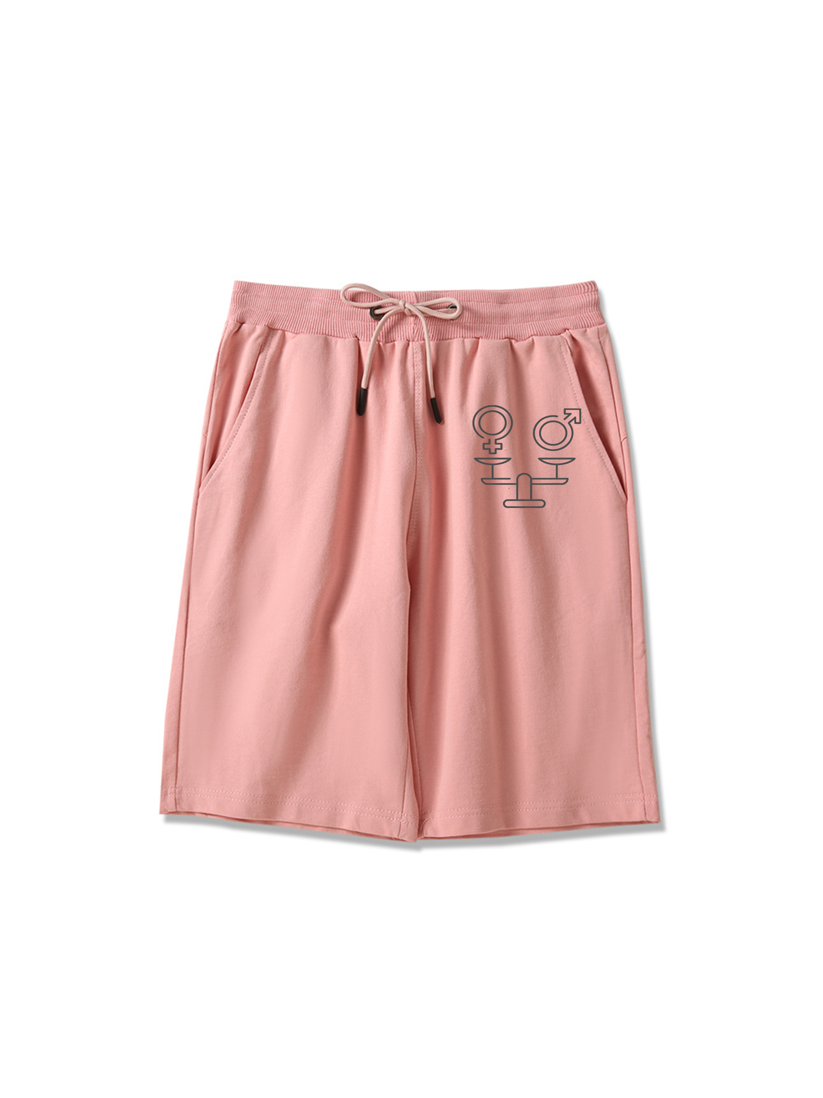 Pantalones cortos estampados de igualdad de género de 260 g para mujer