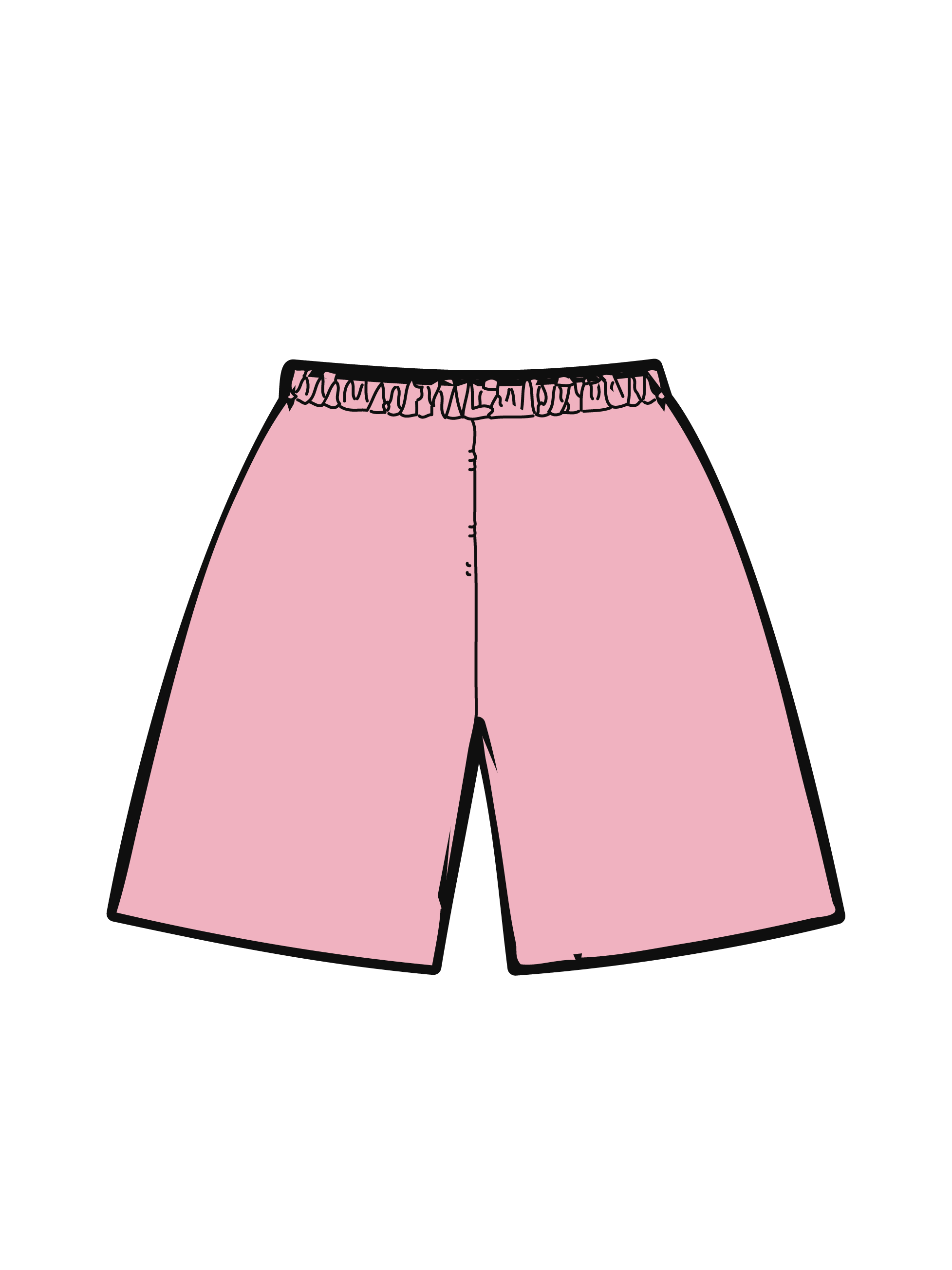 Pantalones cortos estampados de igualdad de género de 260 g para mujer