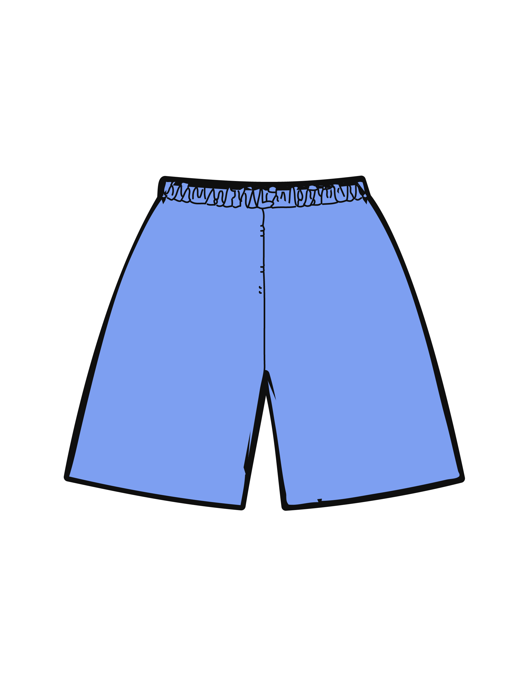 Pantalones cortos estampados de derechos humanos de las mujeres de 260 g para mujer