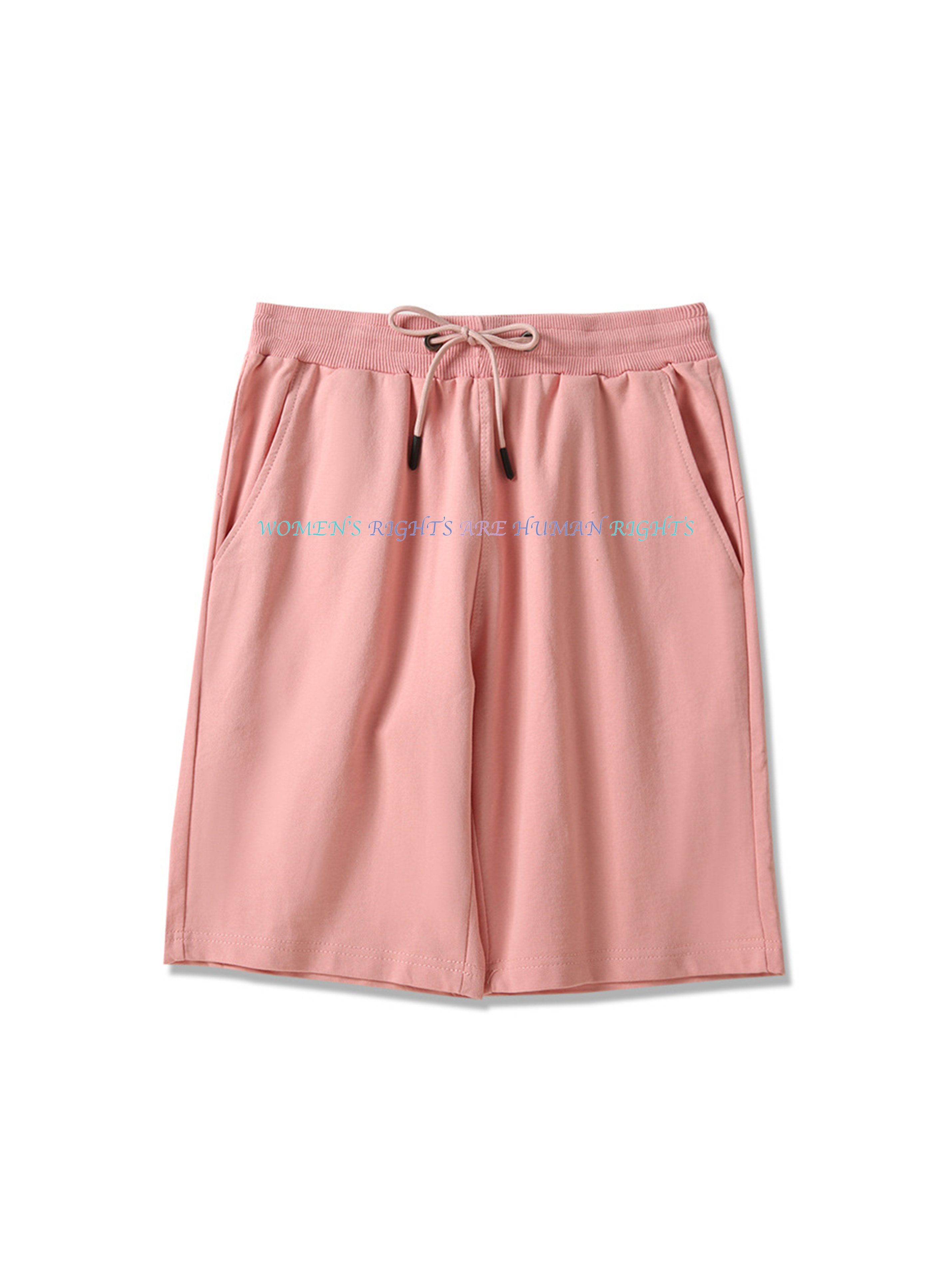 Pantalones cortos estampados de derechos de las mujeres de 260 g de color para mujer