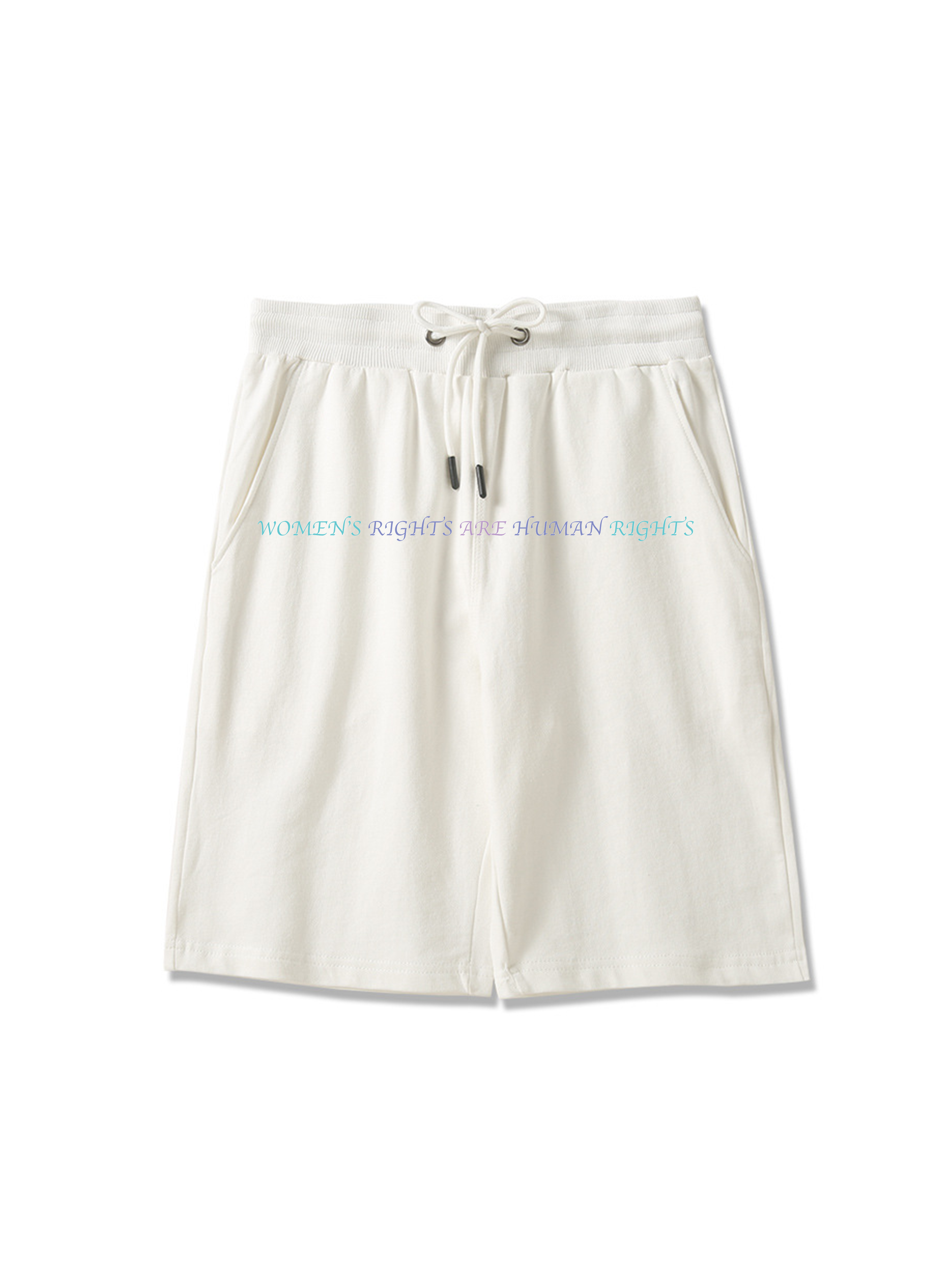 Pantalones cortos estampados de derechos de las mujeres de 260 g de color para mujer