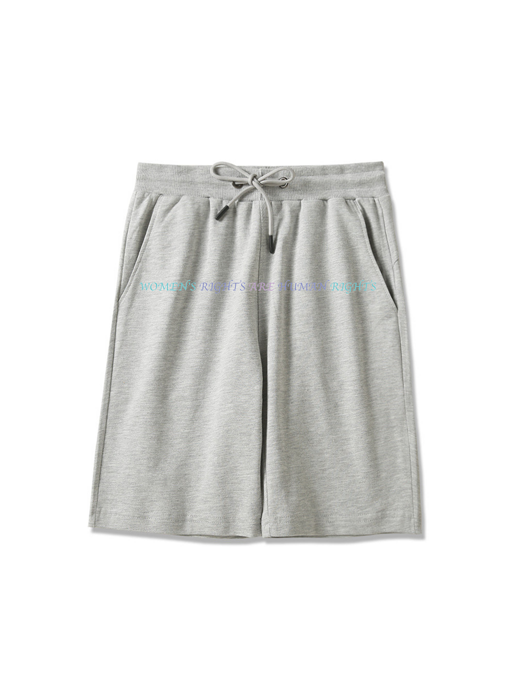 Pantalones cortos estampados de derechos de las mujeres de 260 g de color para mujer