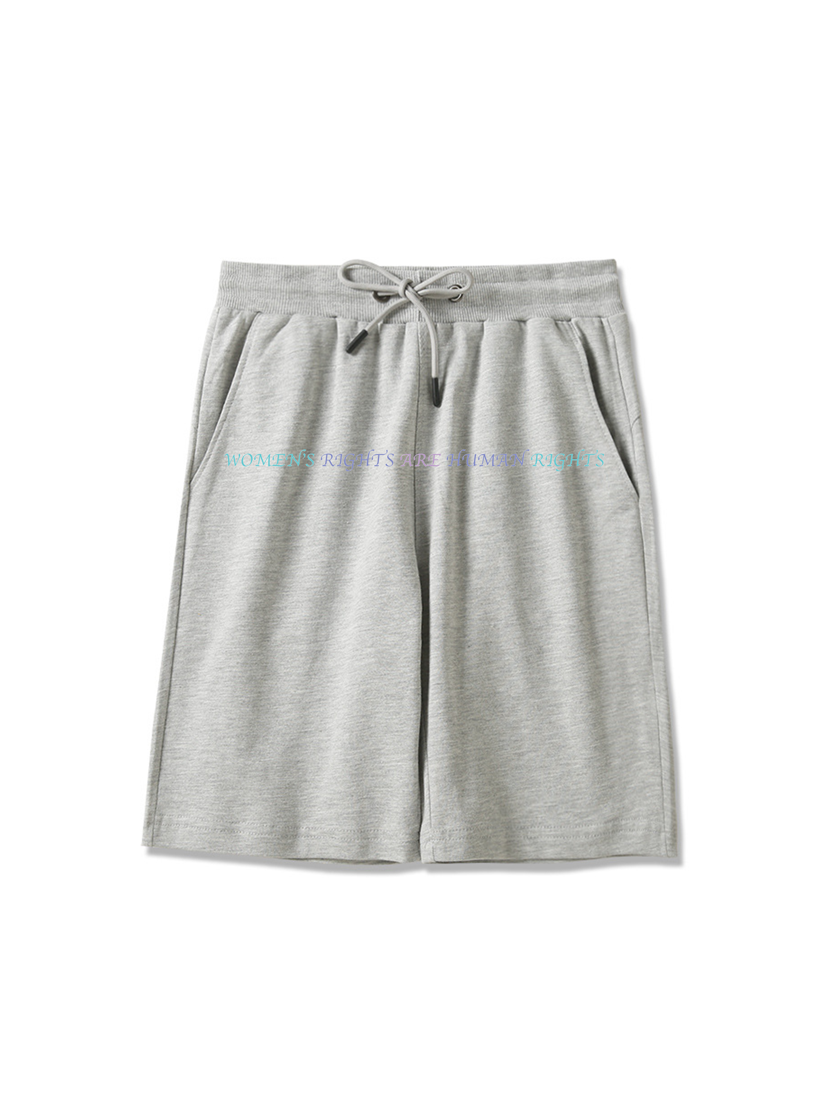 Pantalones cortos estampados de derechos de las mujeres de 260 g de color para mujer