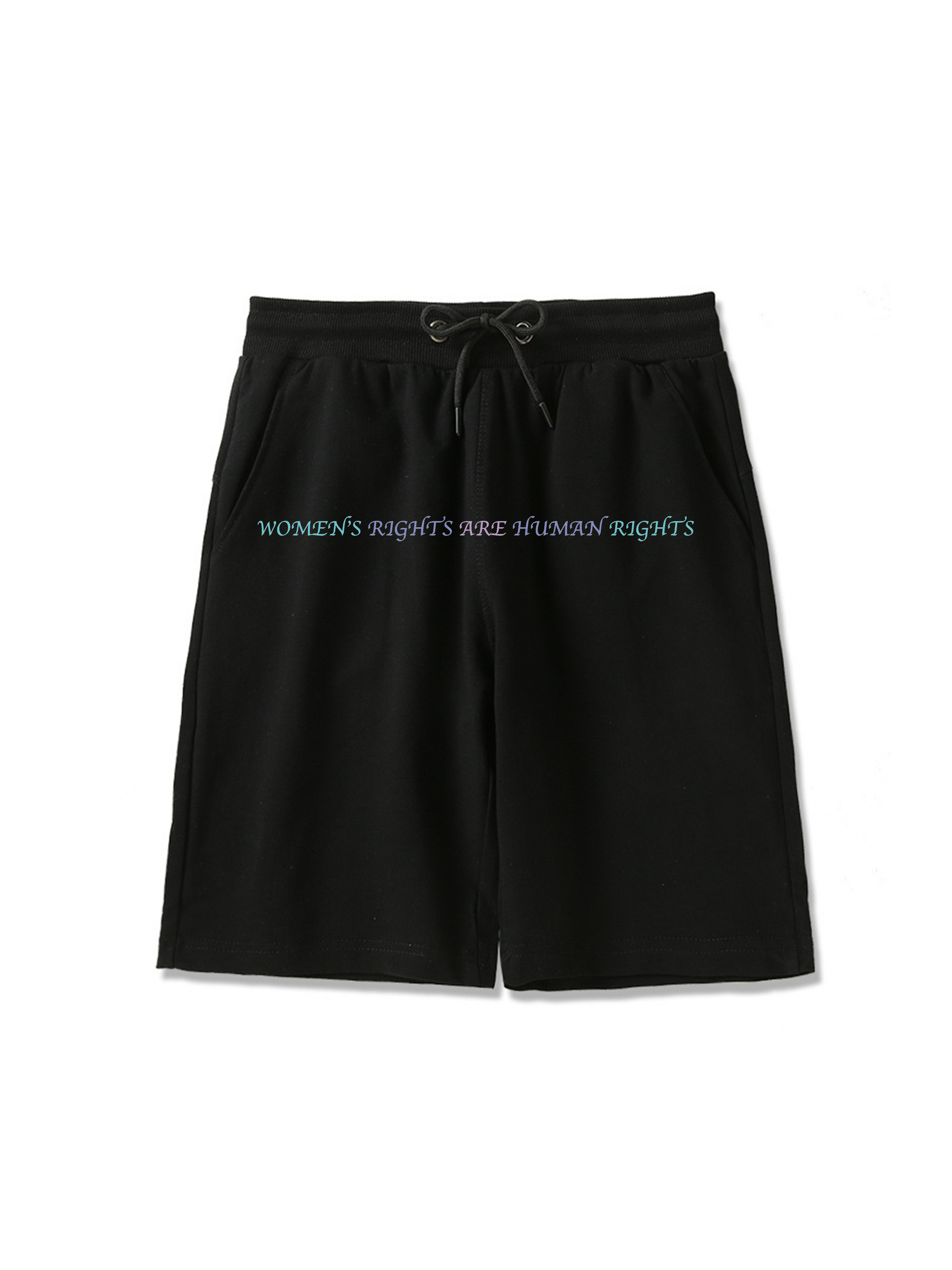 Pantalones cortos estampados de derechos de las mujeres de 260 g de color para mujer