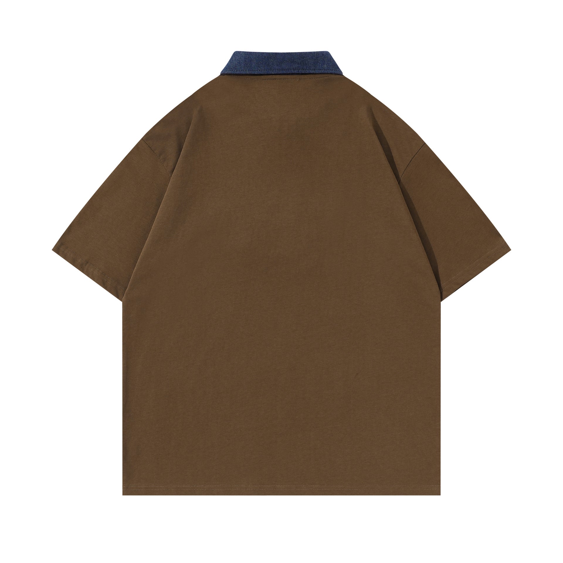 Polo con cremallera y gráfico de letras