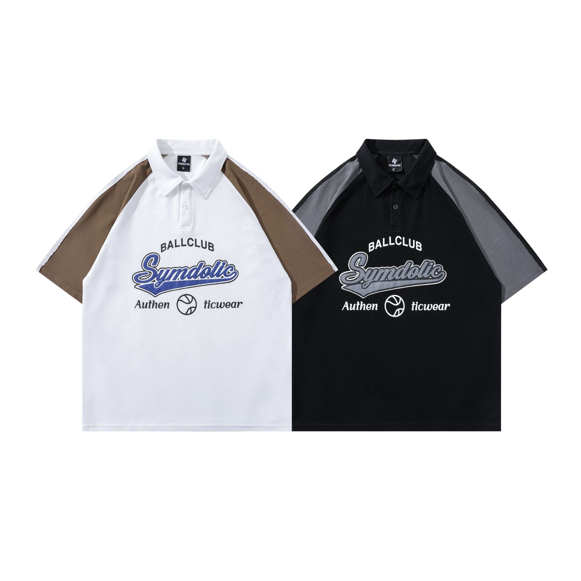 Polos americanos clásicos con medio botón