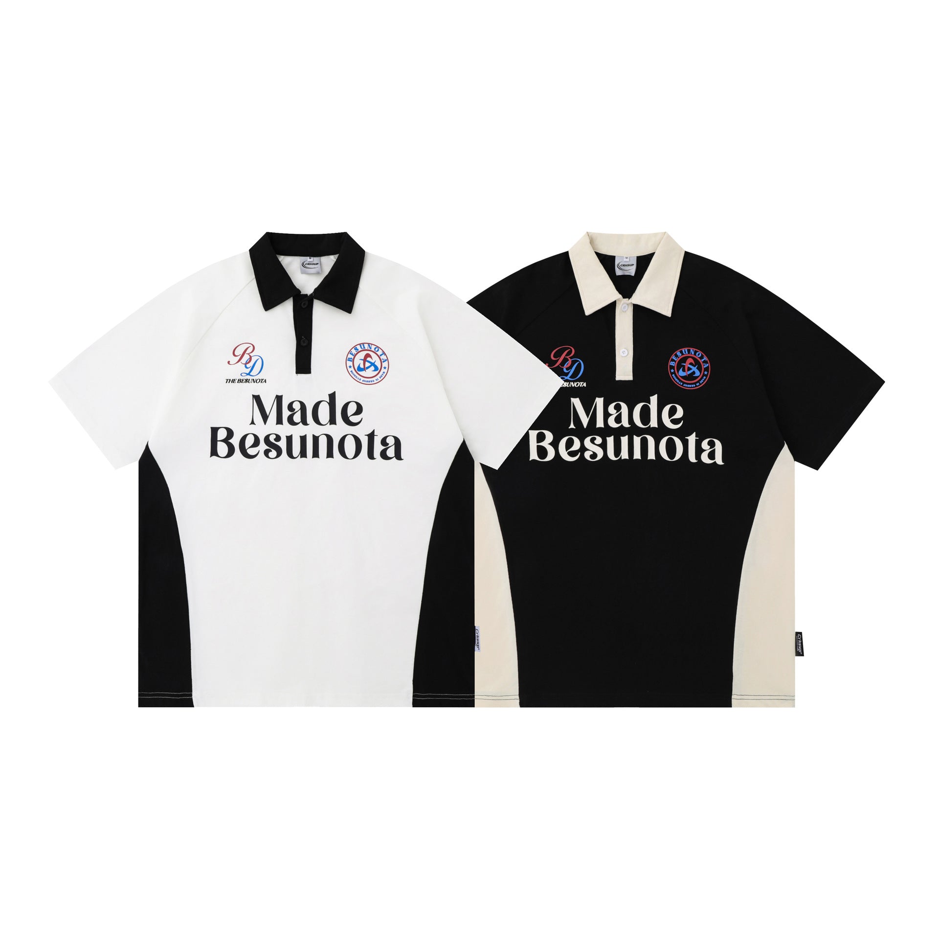 Polos americanos clásicos con medio botón